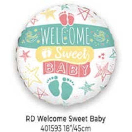 18" Welcome Sweet Baby